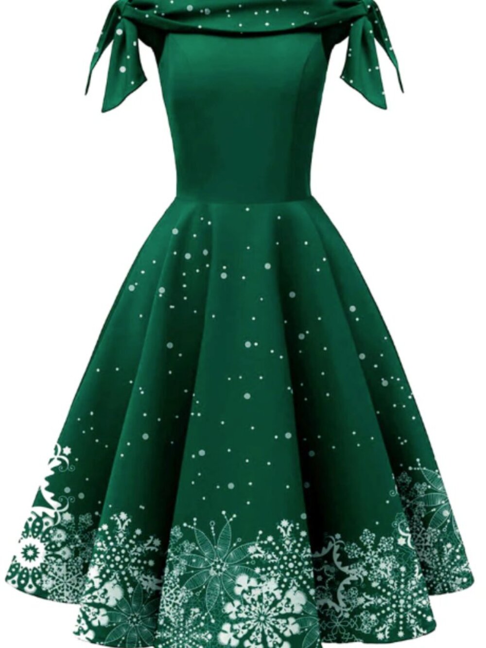 Retro Stage Christmas Dress NWT 1950s Pin Up Swing Dress w/ Petticoat Holiday